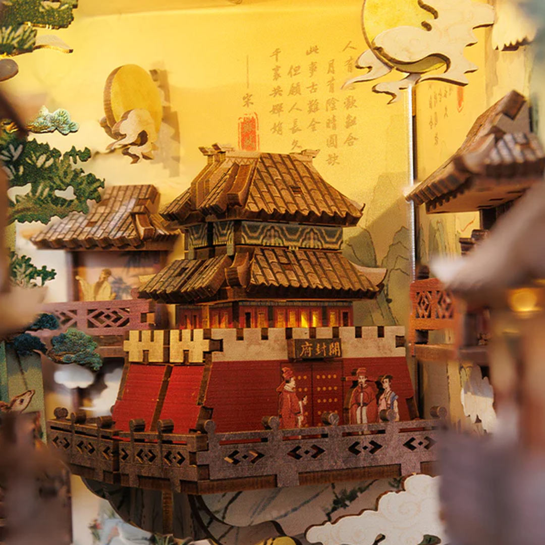 Su Dongpo's Life 3D Puzzle Book Nook Kit