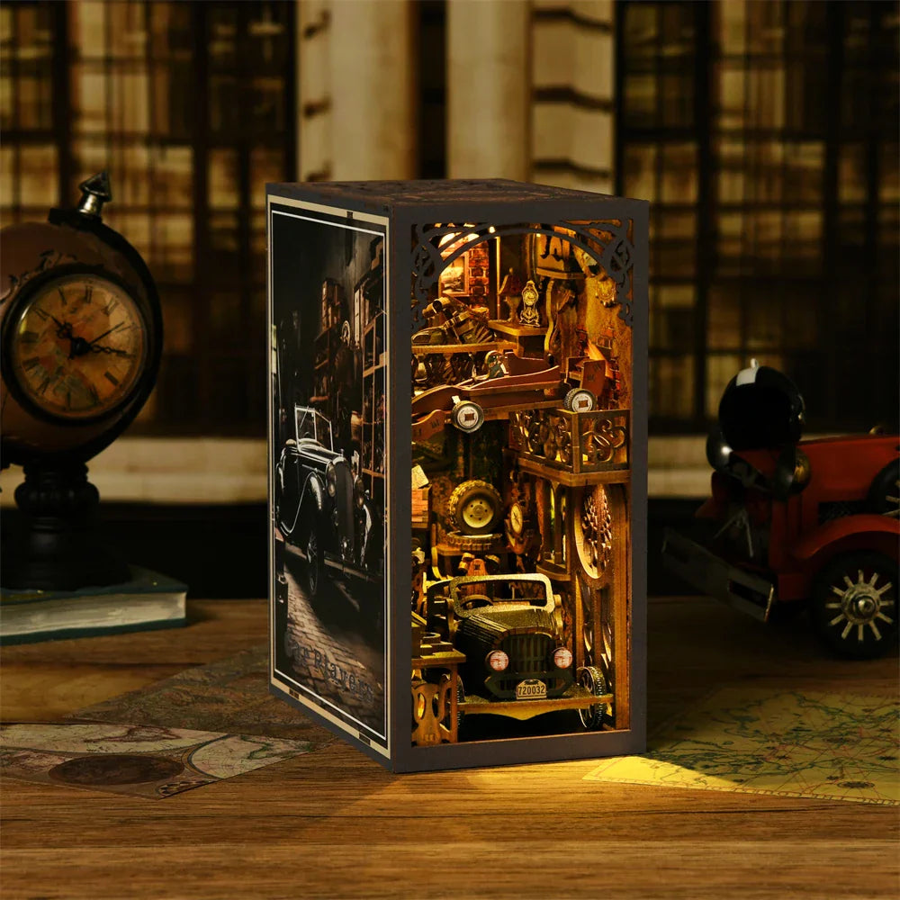 Car Players DIY Wooden Book Nook Kit