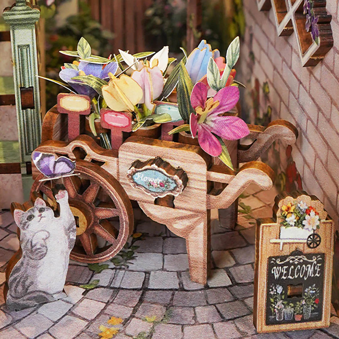 Flower Shop – DIY Book Nook Shelf Insert