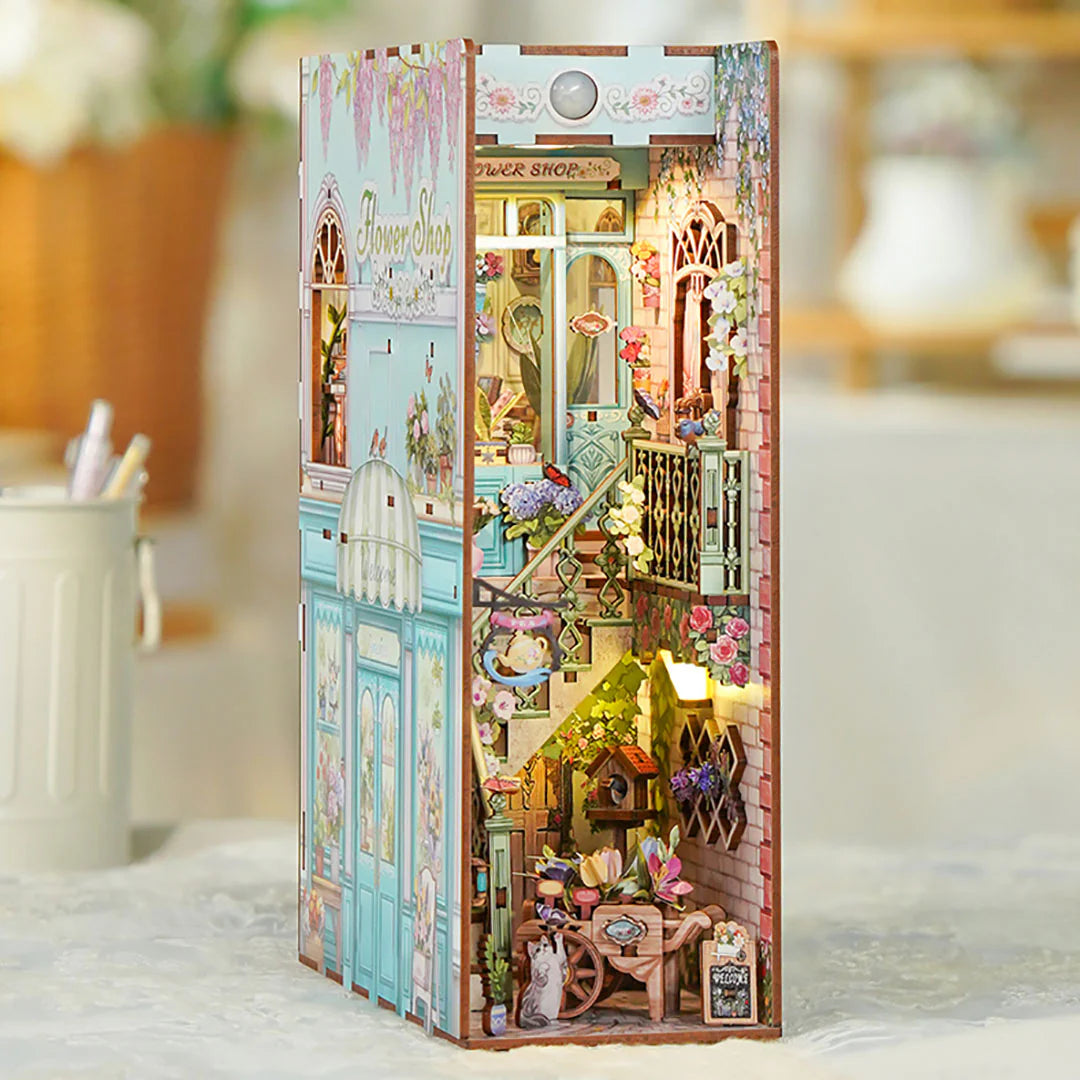 Flower Shop – DIY Book Nook Shelf Insert