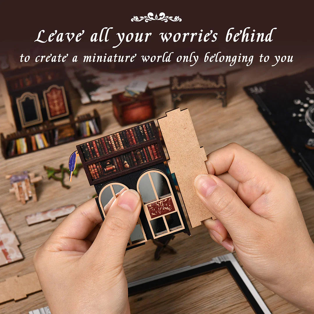 The Realm of the Magic Book – DIY Book Nook Kit