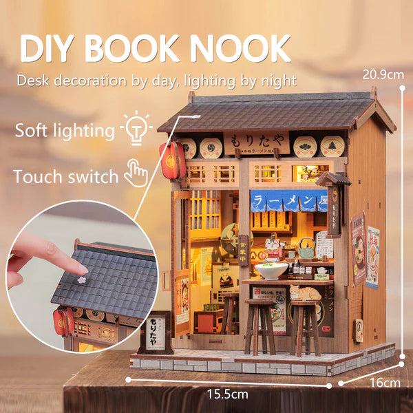 Morita-Ya Ramen Shop – DIY Miniature Book Nook Kit