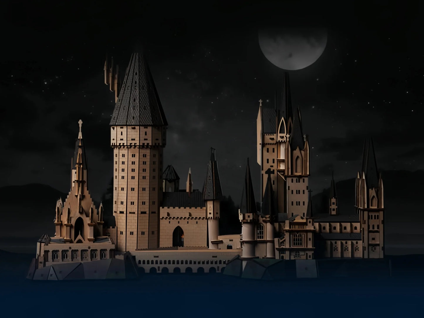 Hogwarts™ Castle – Wooden 3D Model Kit