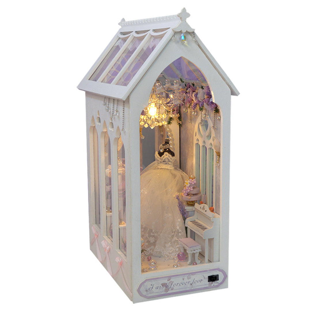 Romantic Wedding DIY Book Nook Shelf Insert