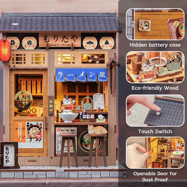 Morita-Ya Ramen Shop – DIY Miniature Book Nook Kit