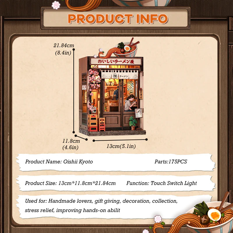 (sold out) Oishii Kyoto – DIY Miniature House Kit