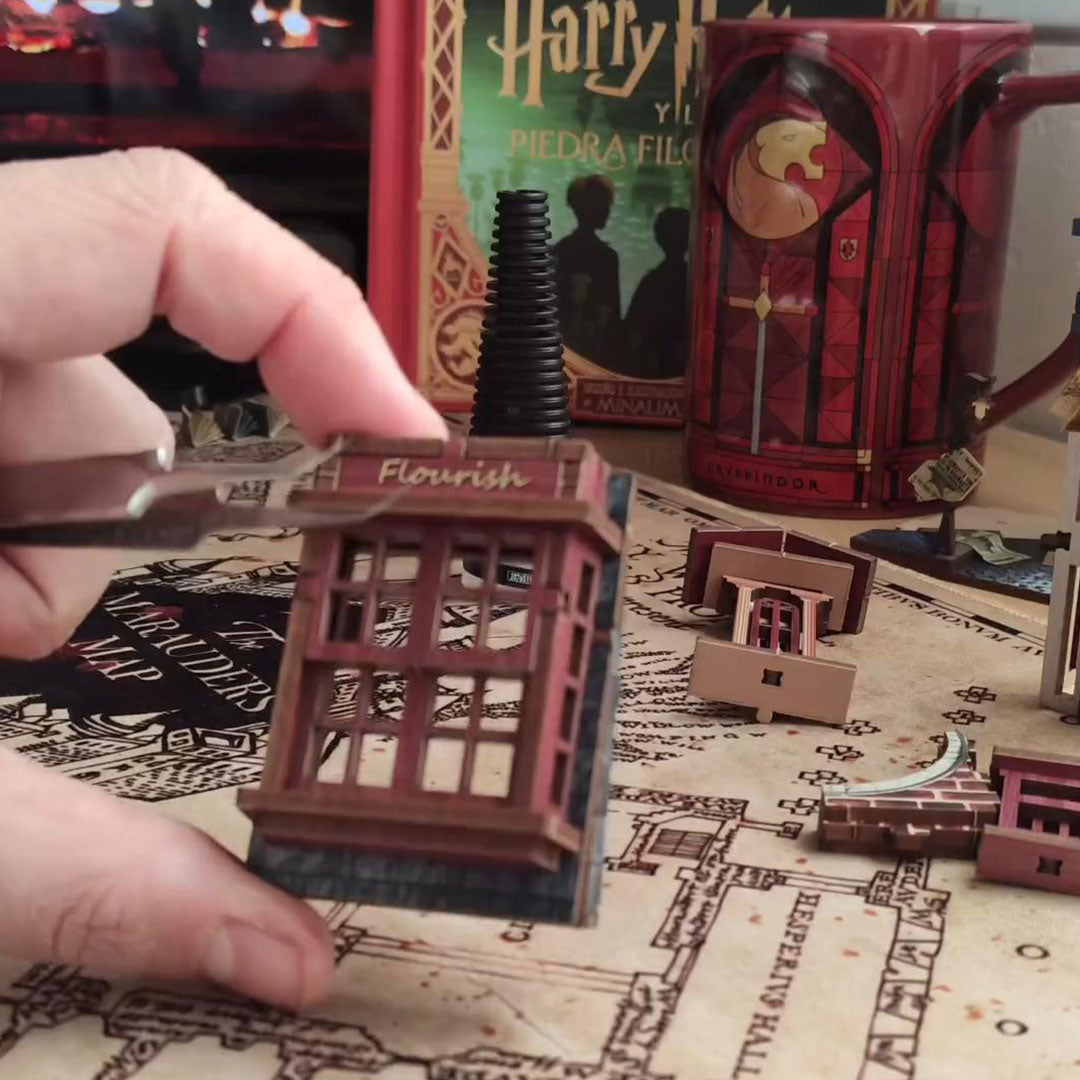 Magic Night Alley DIY Book Nook Shelf Insert