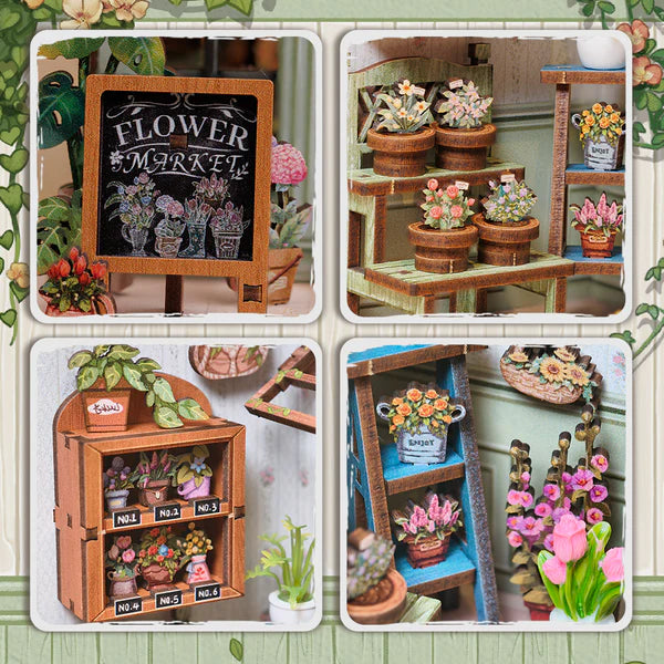 Champs Fleuris – DIY Miniature Book Nook Kit