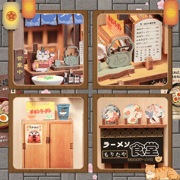 Morita-Ya Ramen Shop – DIY Miniature Book Nook Kit