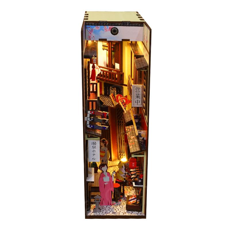 Sakura Alley 3D Wooden Book Nook Kit