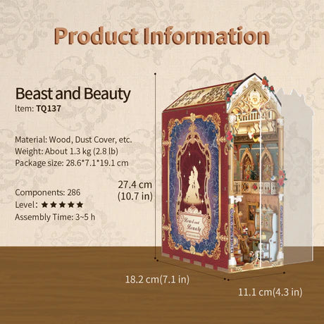 Beast & Beauty – DIY Book Nook Kit