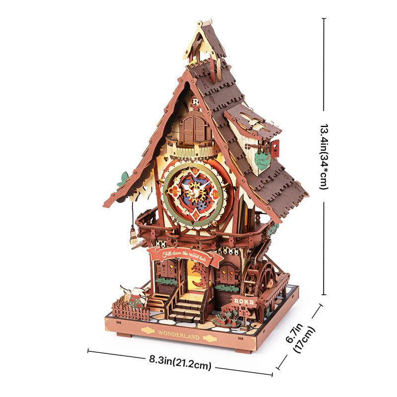 Cuckoo Clock Mechanical 3D Wooden Puzzle