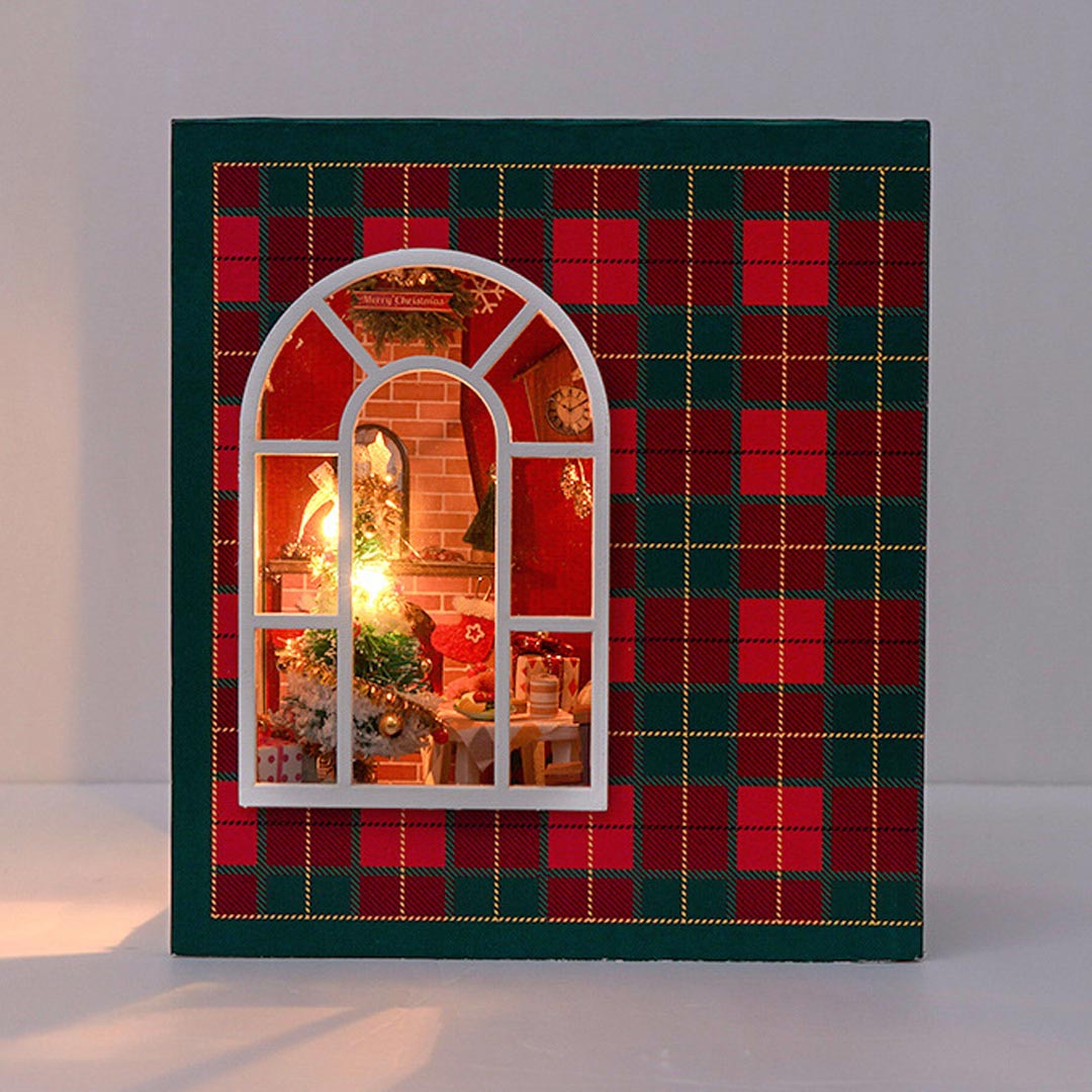 Merry Christmas DIY Book Nook Kit