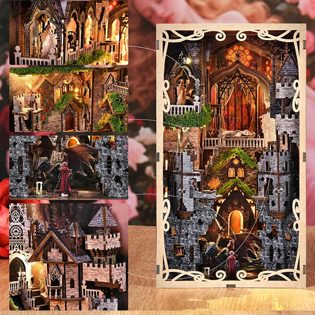 Sleeping Beauty – DIY Wooden Book Nook Shelf Insert