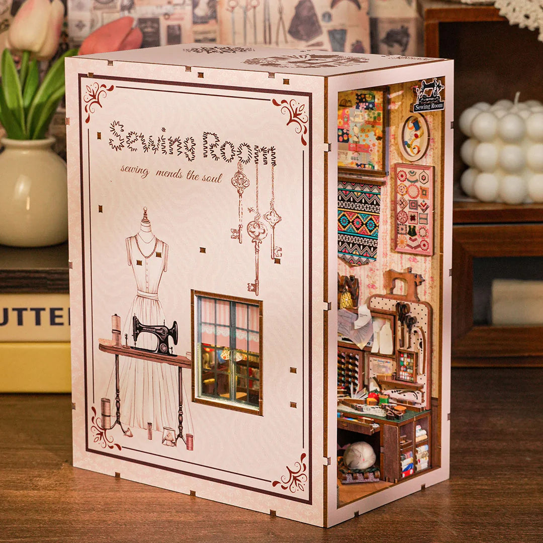 (Sold Out) Sewing Room – DIY Book Nook Shelf Insert