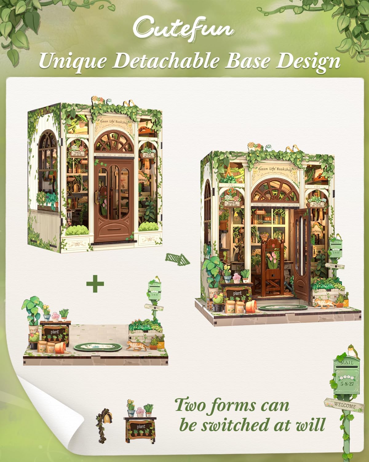 Green Life Bookshop – DIY Book Nook Kit