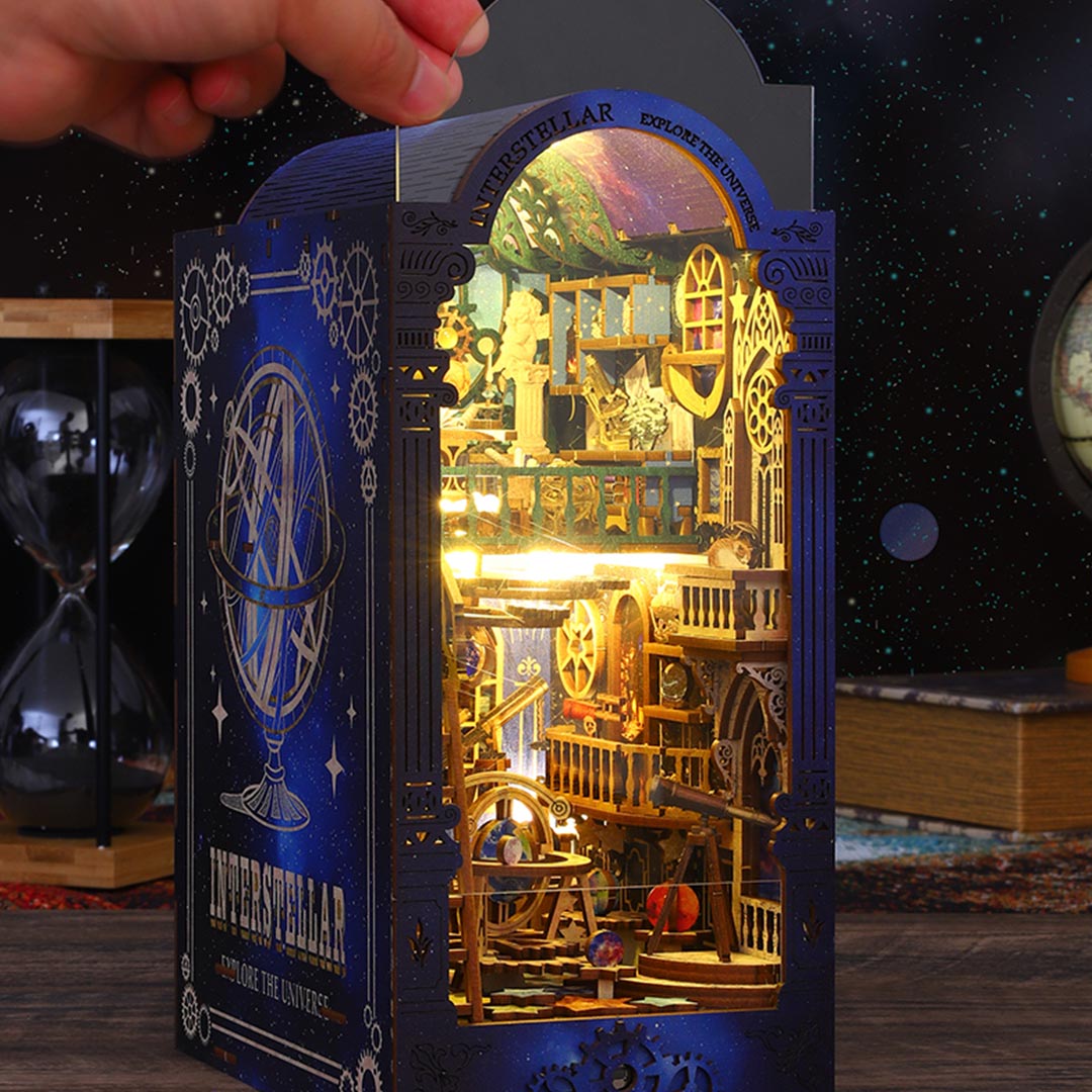 Interstellar Exploration DIY Book Nook Shelf Insert