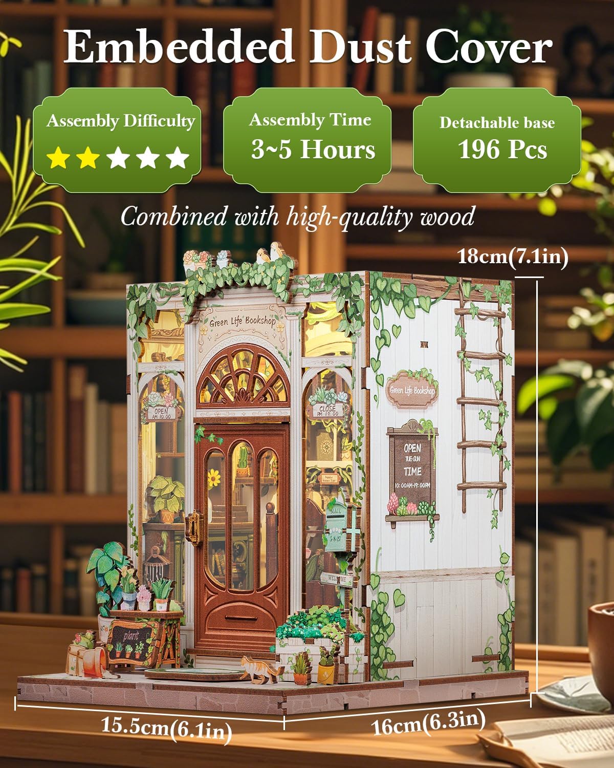 Green Life Bookshop – DIY Book Nook Kit