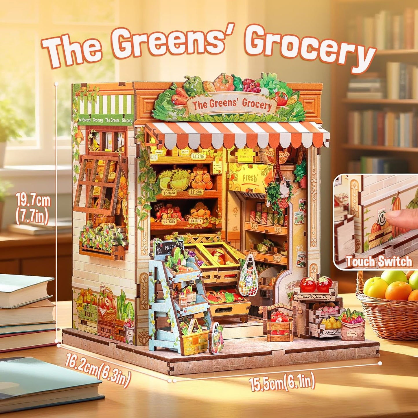 The Greens’ Grocery – DIY Miniature House Kit