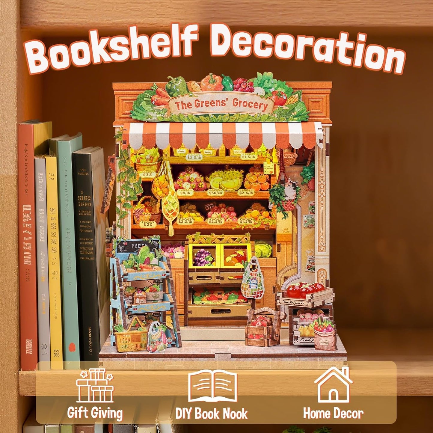 The Greens’ Grocery – DIY Miniature House Kit