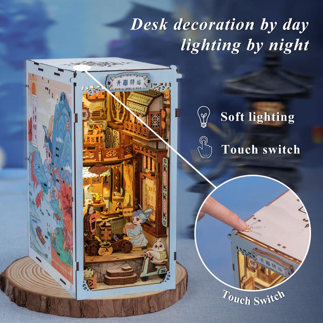 Azure Phoenix Lodge DIY Book Nook