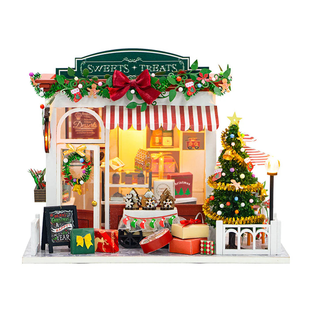 Christmas Sweets & Treats Shop – DIY Miniature House Kit