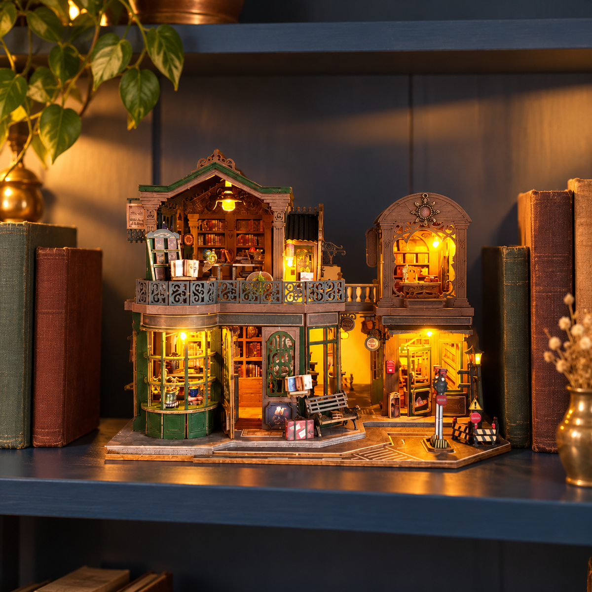 Twilight Book Town DIY Miniature Bookshop Kit