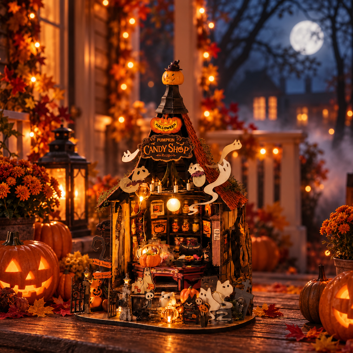 Haunted Candy Shop – Halloween DIY Miniature Kit