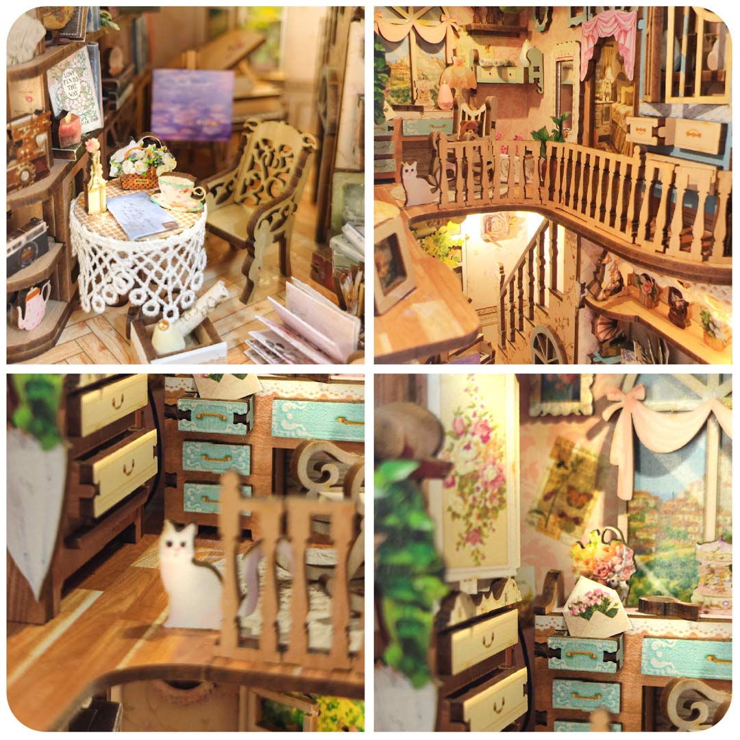 Countryside Diary Wooden Puzzle Book Nook