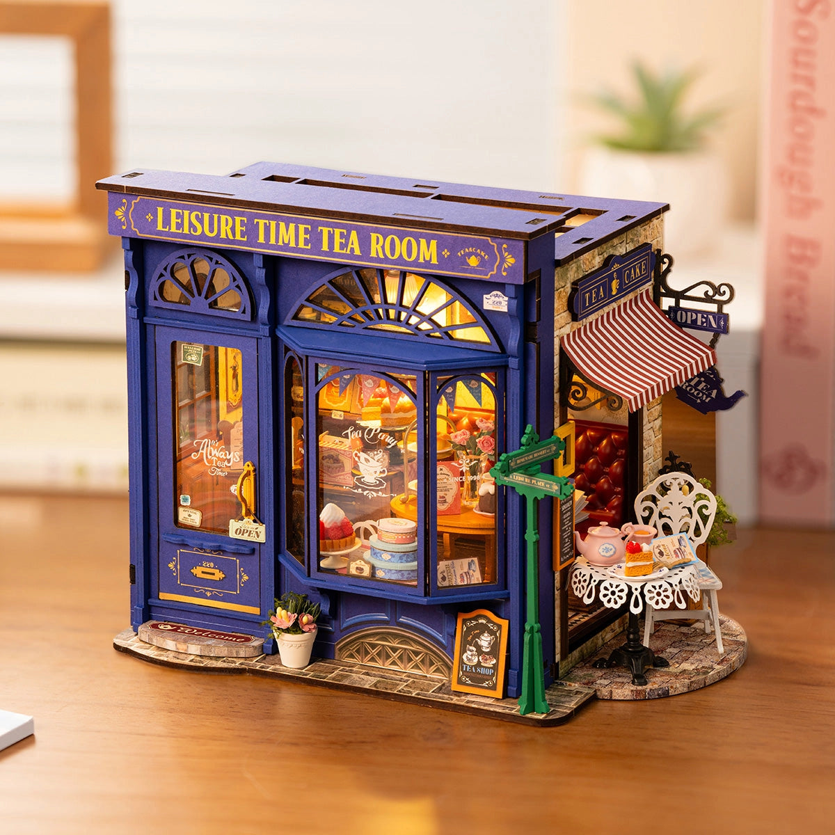 Leisure Time Tea Room – DIY Miniature House Kit