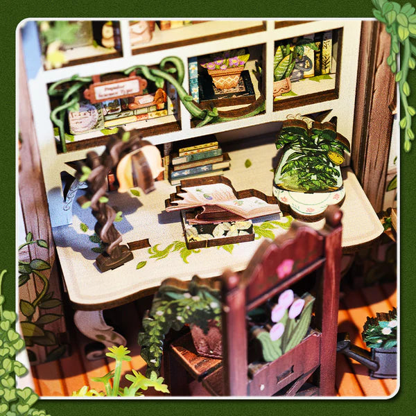 Green Life Bookshop – DIY Miniature Book Nook Kit