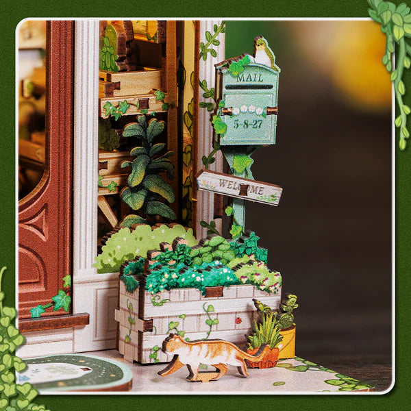 Green Life Bookshop – DIY Miniature Book Nook Kit