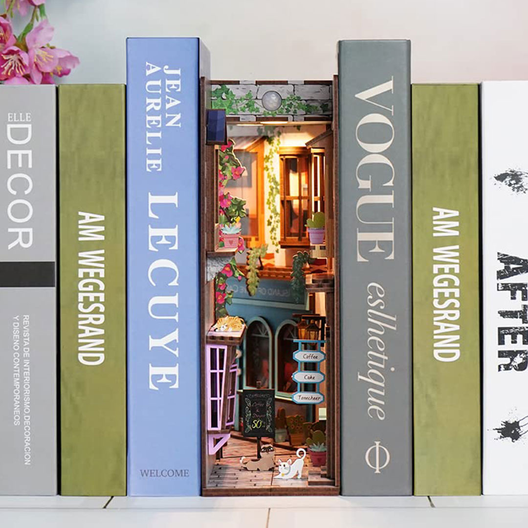 Island of Love 3D Wooden Book Nook