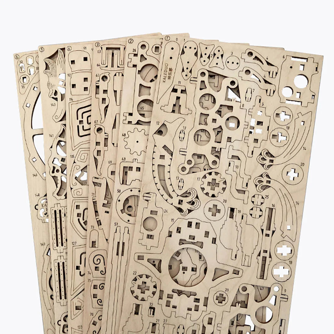 Dragon Turtle Mechanical 3D Wooden Puzzle Model Kit
