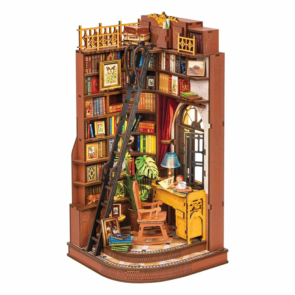Silent Corner Study – DIY Book Nook Kit