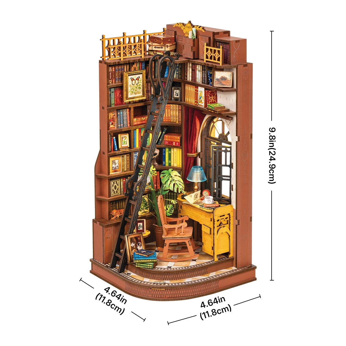 Silent Corner Study – DIY Book Nook Kit