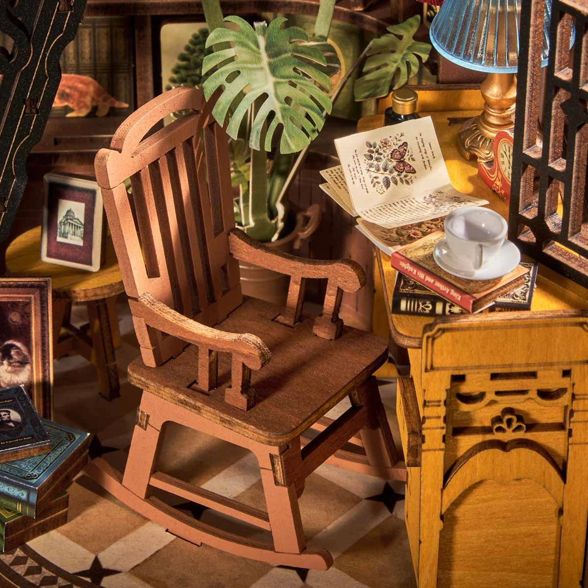 Silent Corner Study – DIY Book Nook Kit