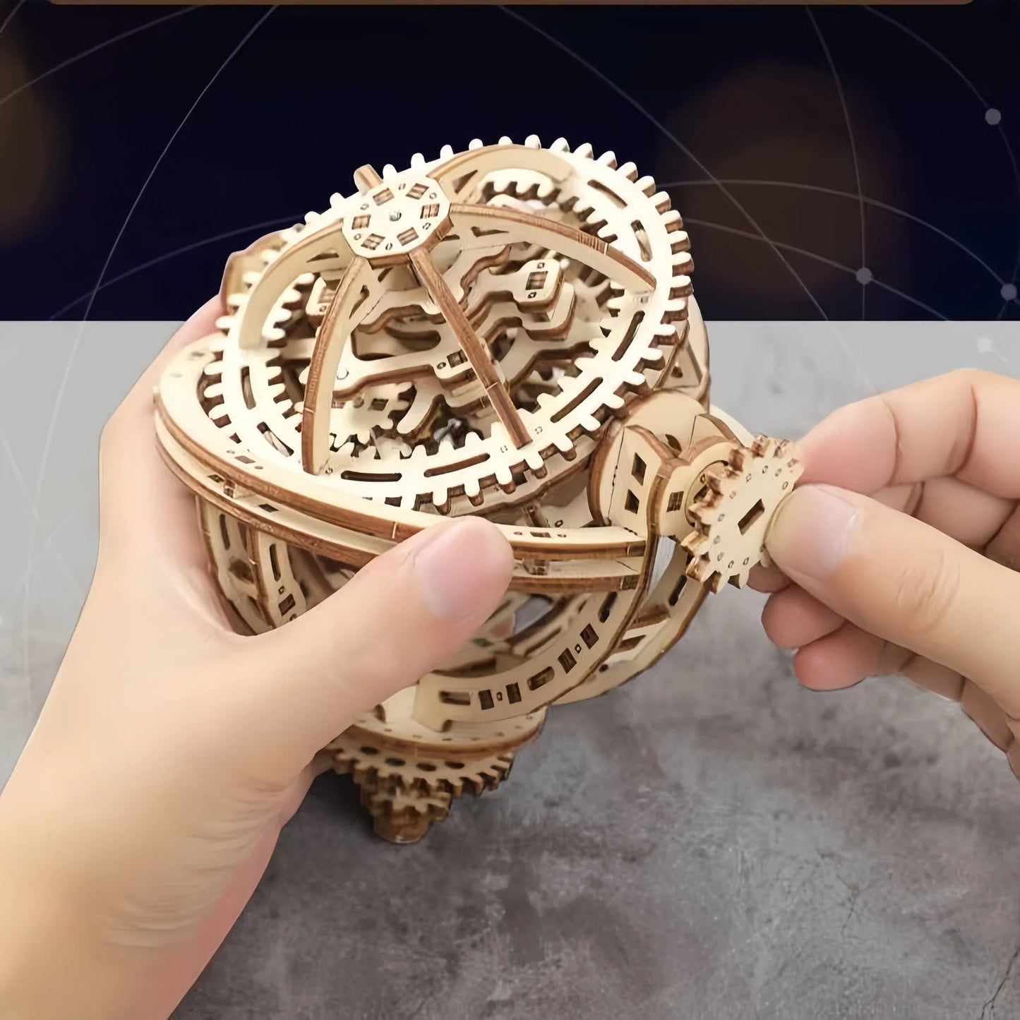 Spherical Tourbillon Chronograph – DIY Mechanical Puzzle