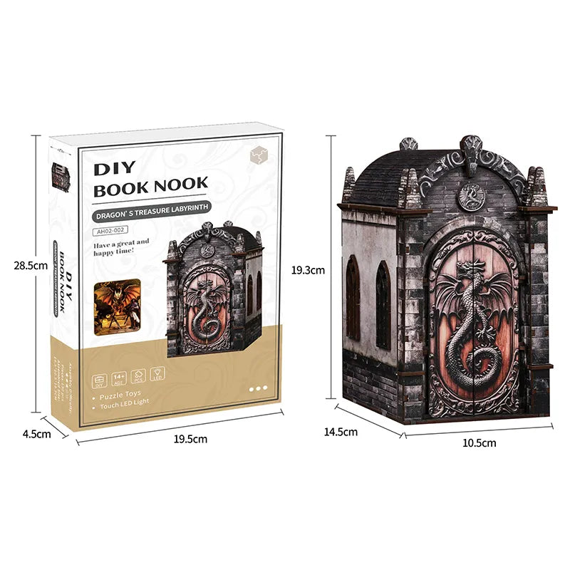 DIY Dragon Wing Book Nook – Dragons Treasure Labyrinth