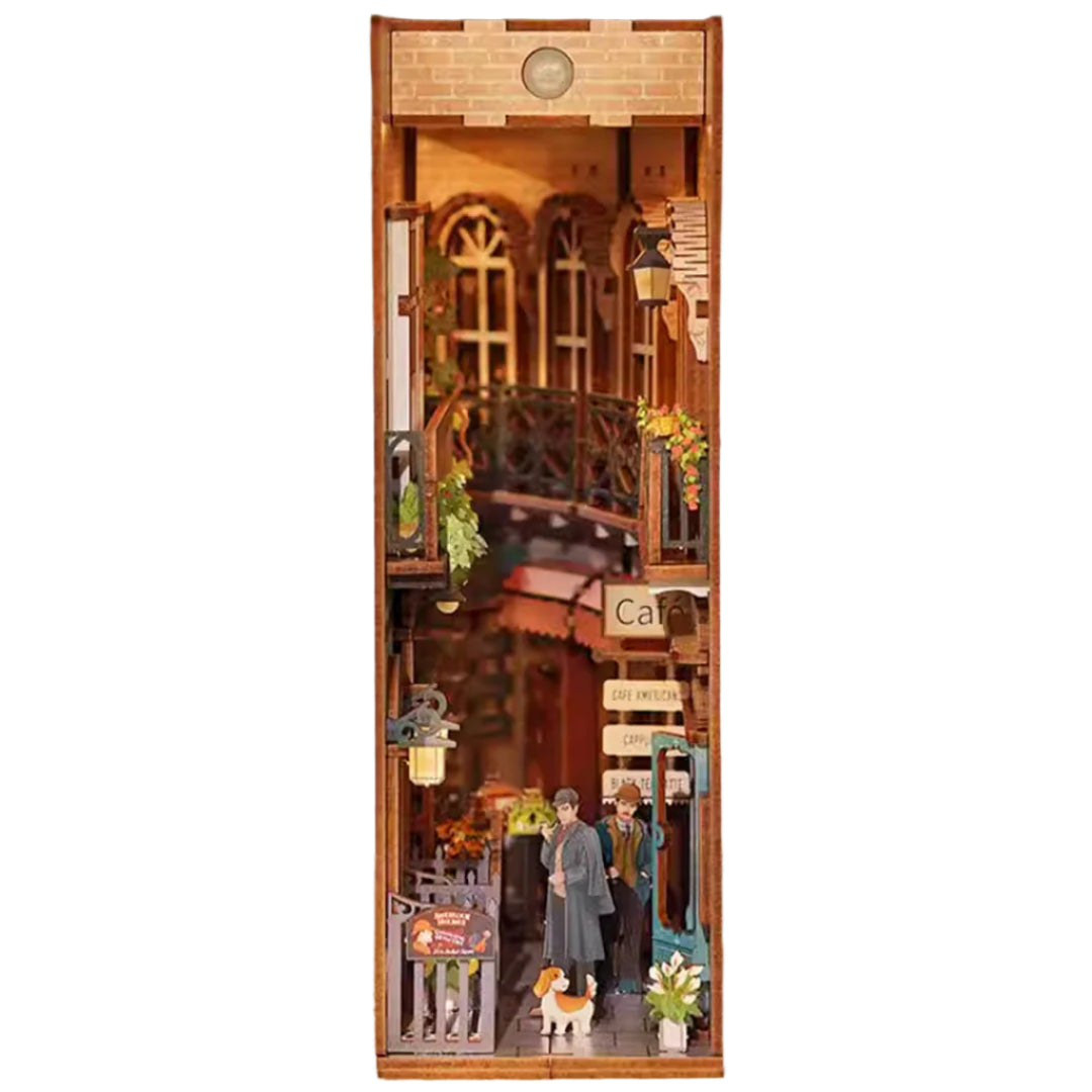 221B Baker Street 3D Wooden Puzzle Book Nook