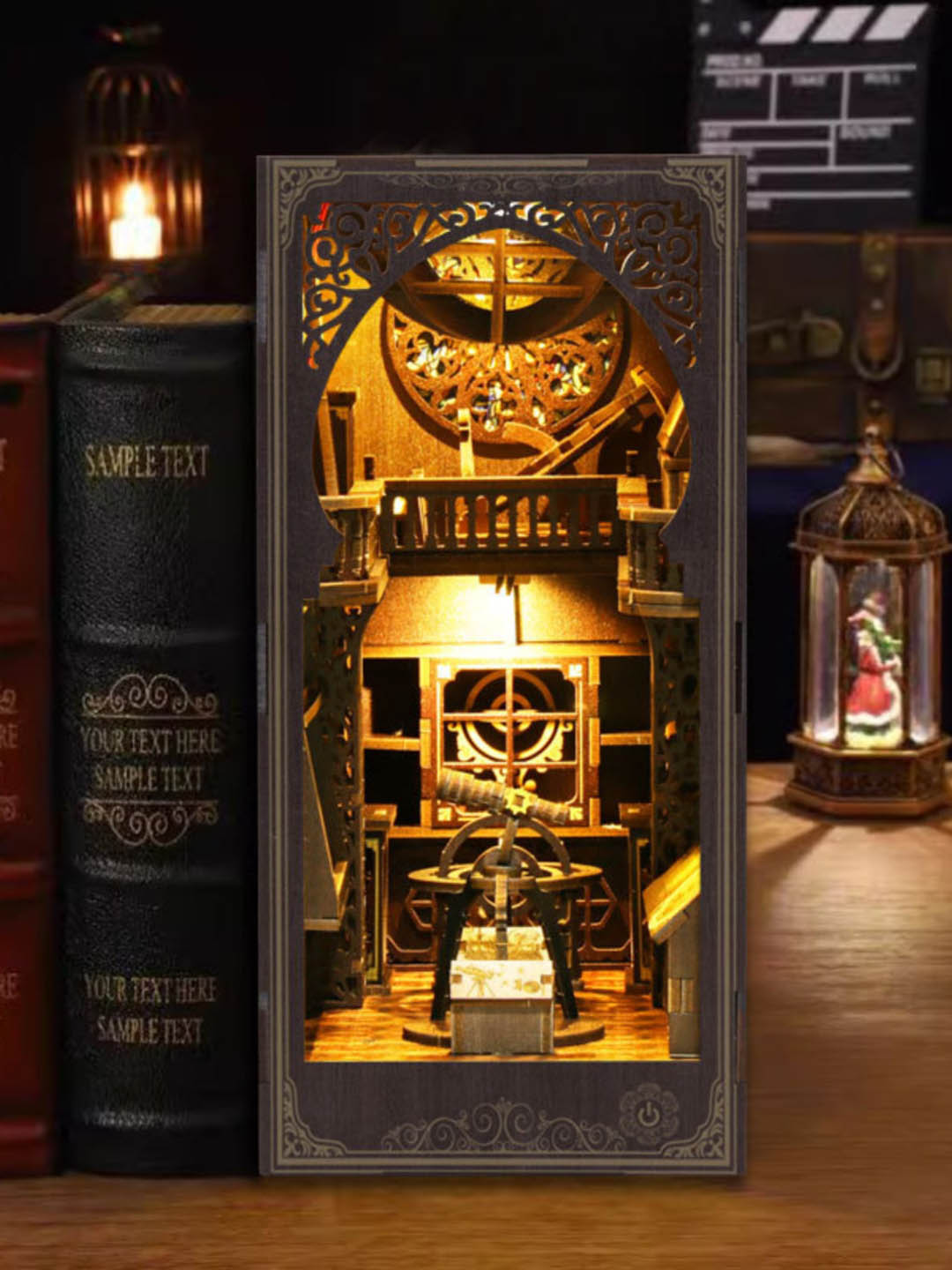 Museum of Astronomy Wooden Book Nook Shelf