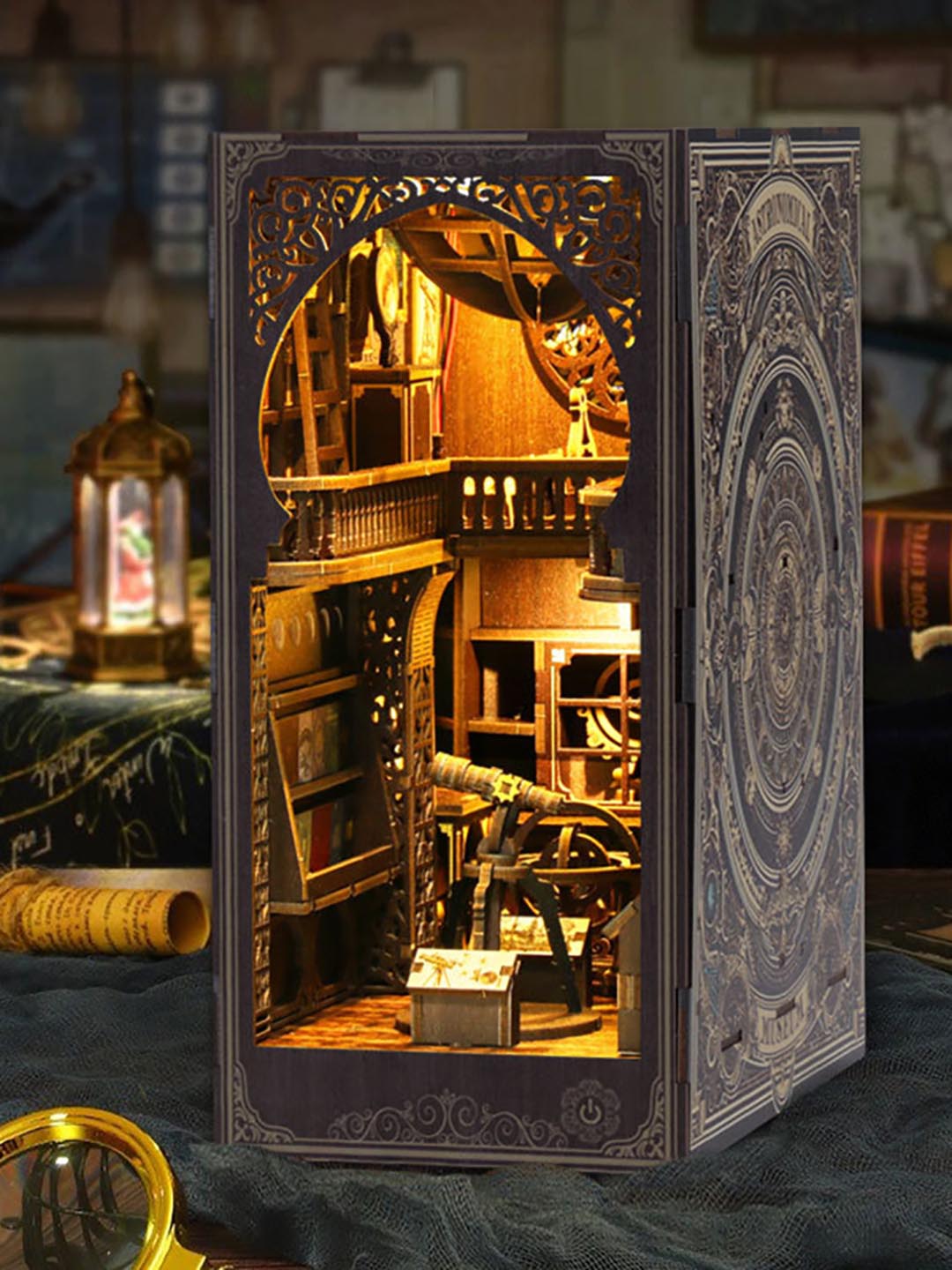 Museum of Astronomy Wooden Book Nook Shelf