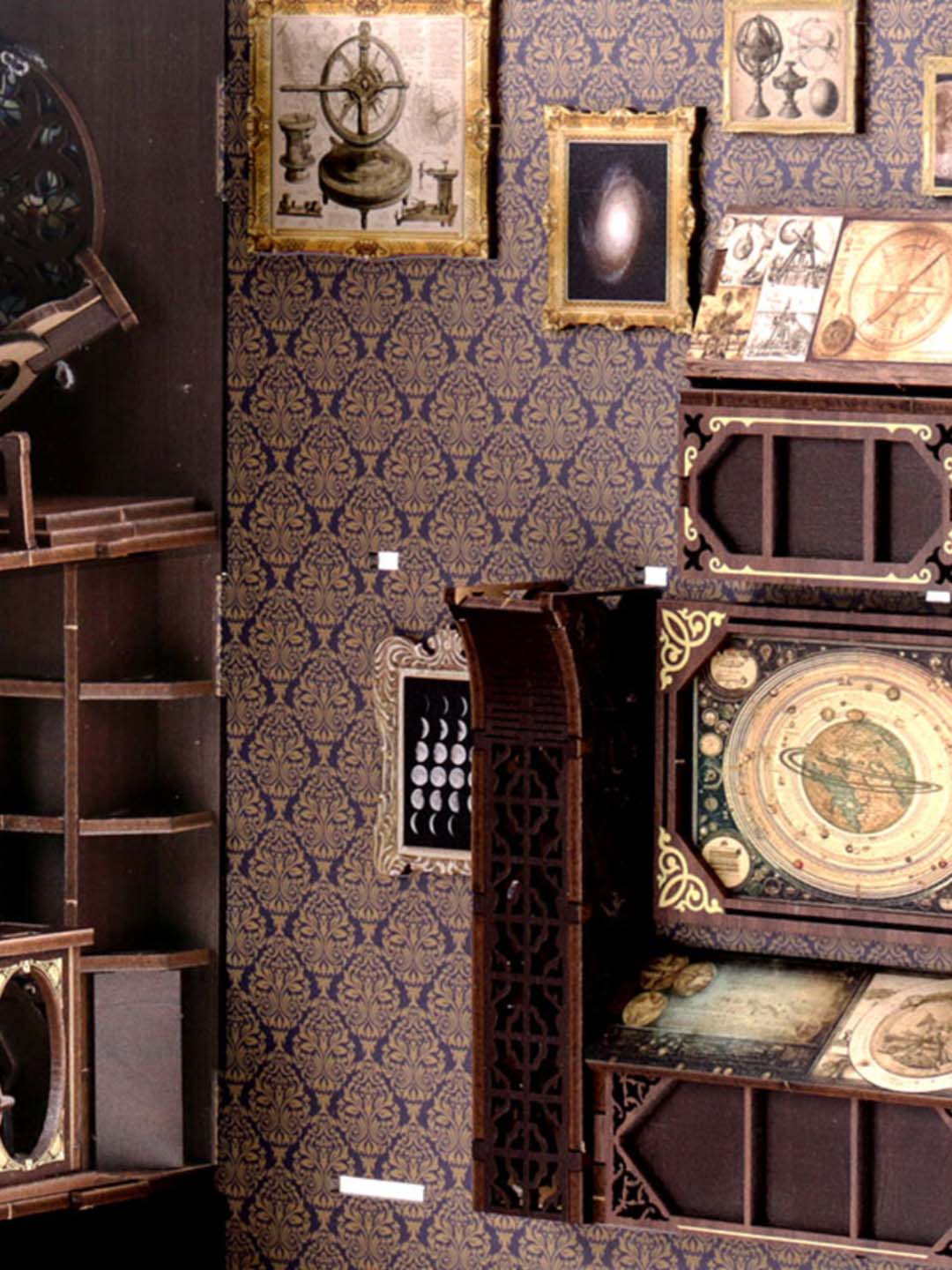 Museum of Astronomy Wooden Book Nook Shelf