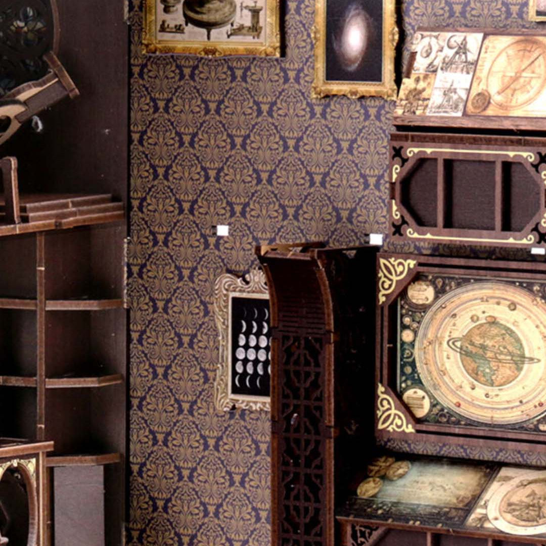 Museum of Astronomy Wooden Book Nook Shelf