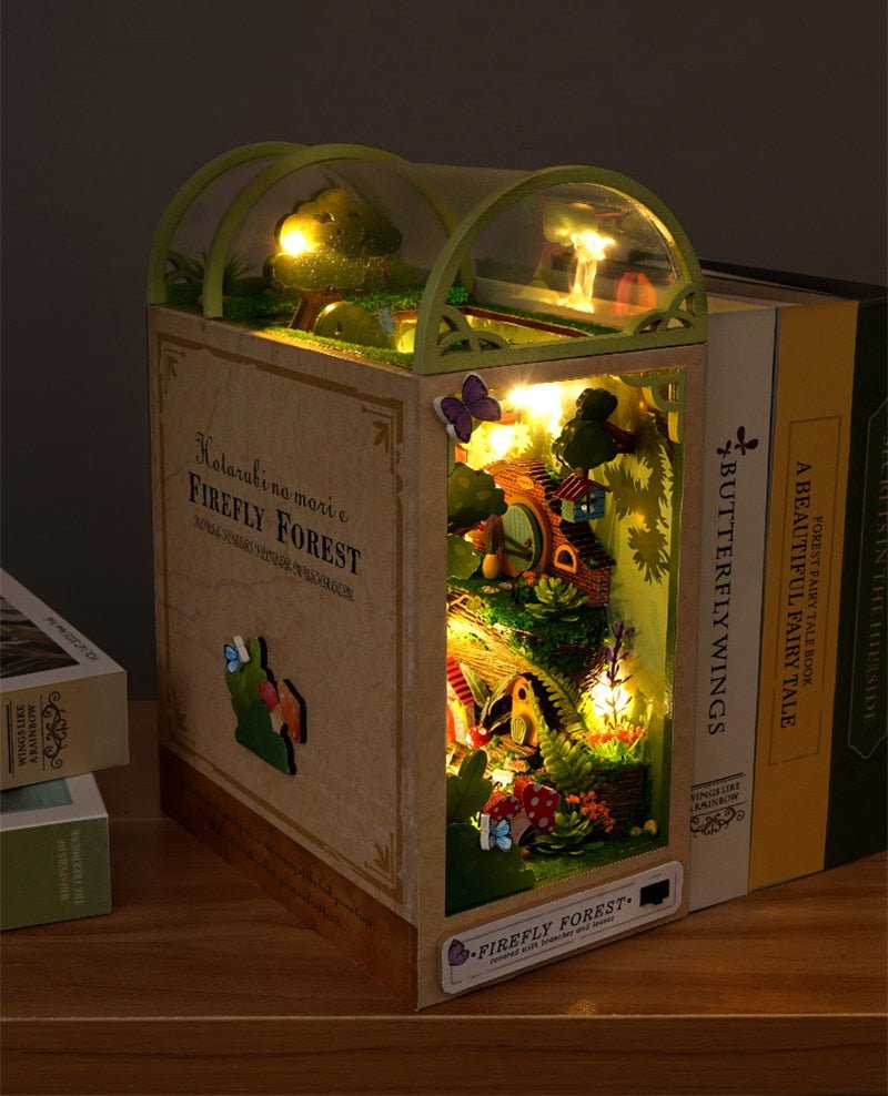 Firefly Forest DIY Crafts Book Nook Bookshelf Insert
