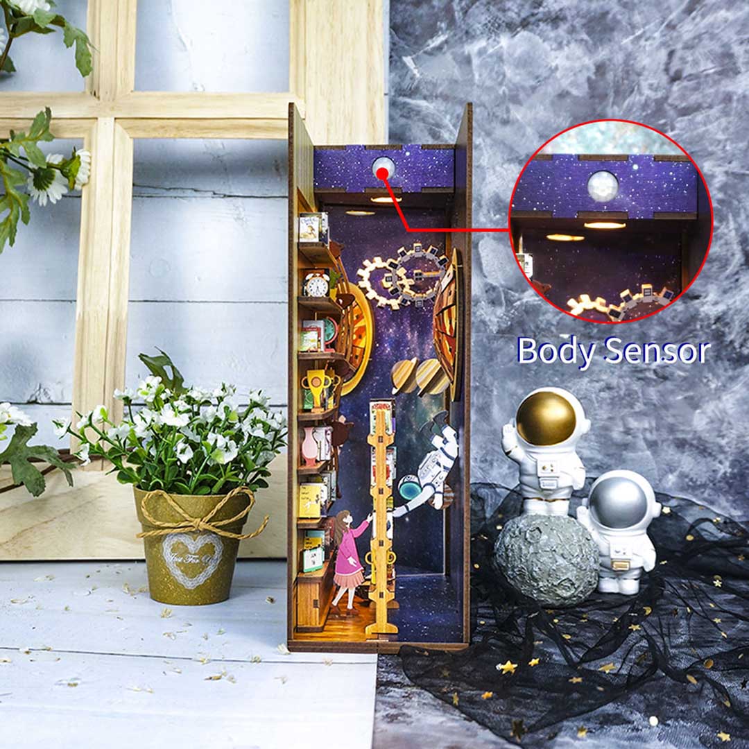Interstellar Wooden Book Nook Kit