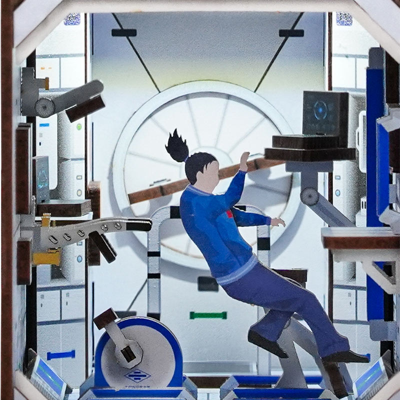 Space Station Wooden Book Nook Kit