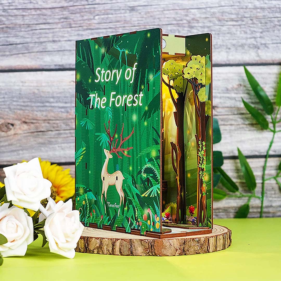 Story Of The Forest Wooden Book Nook