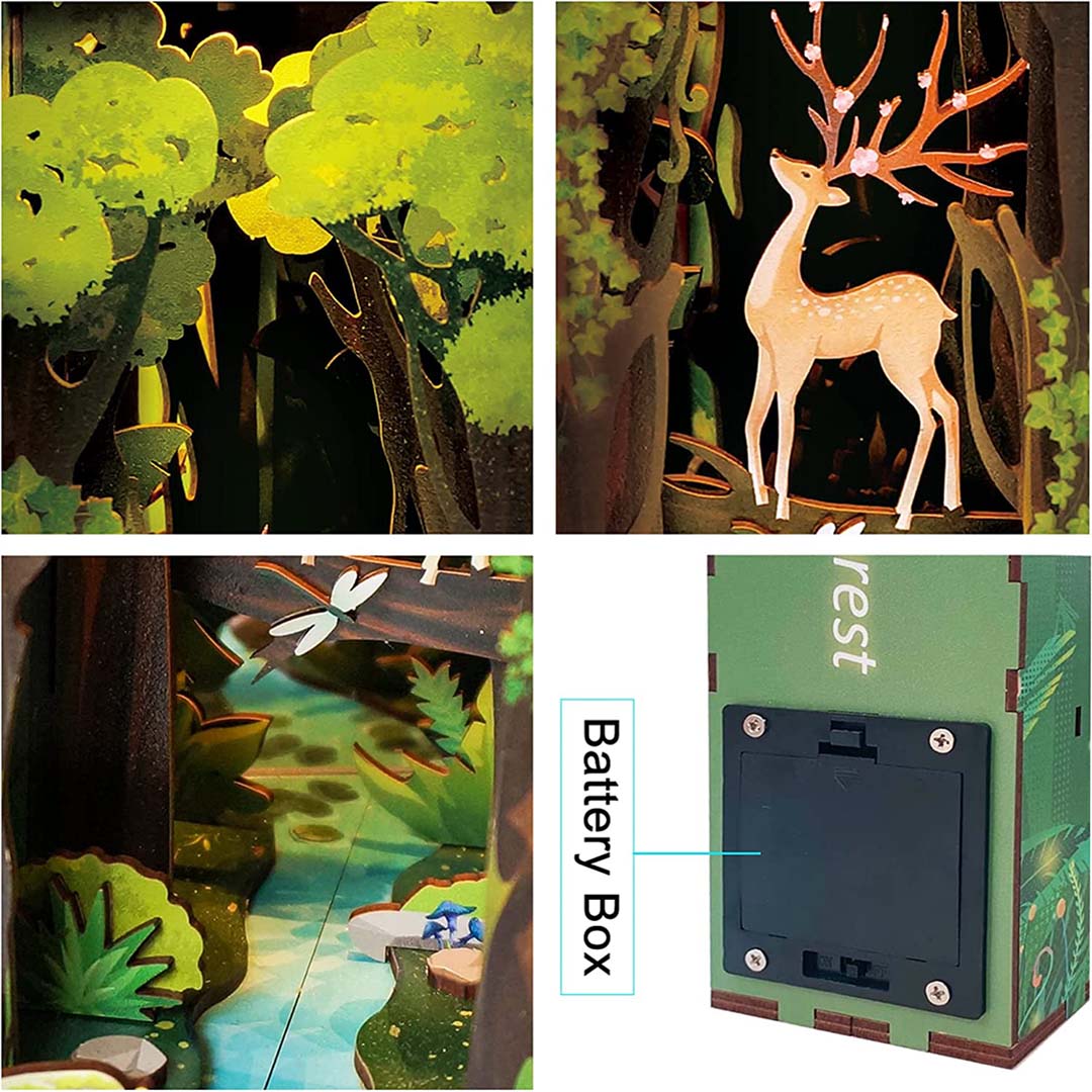 Story Of The Forest Wooden Book Nook