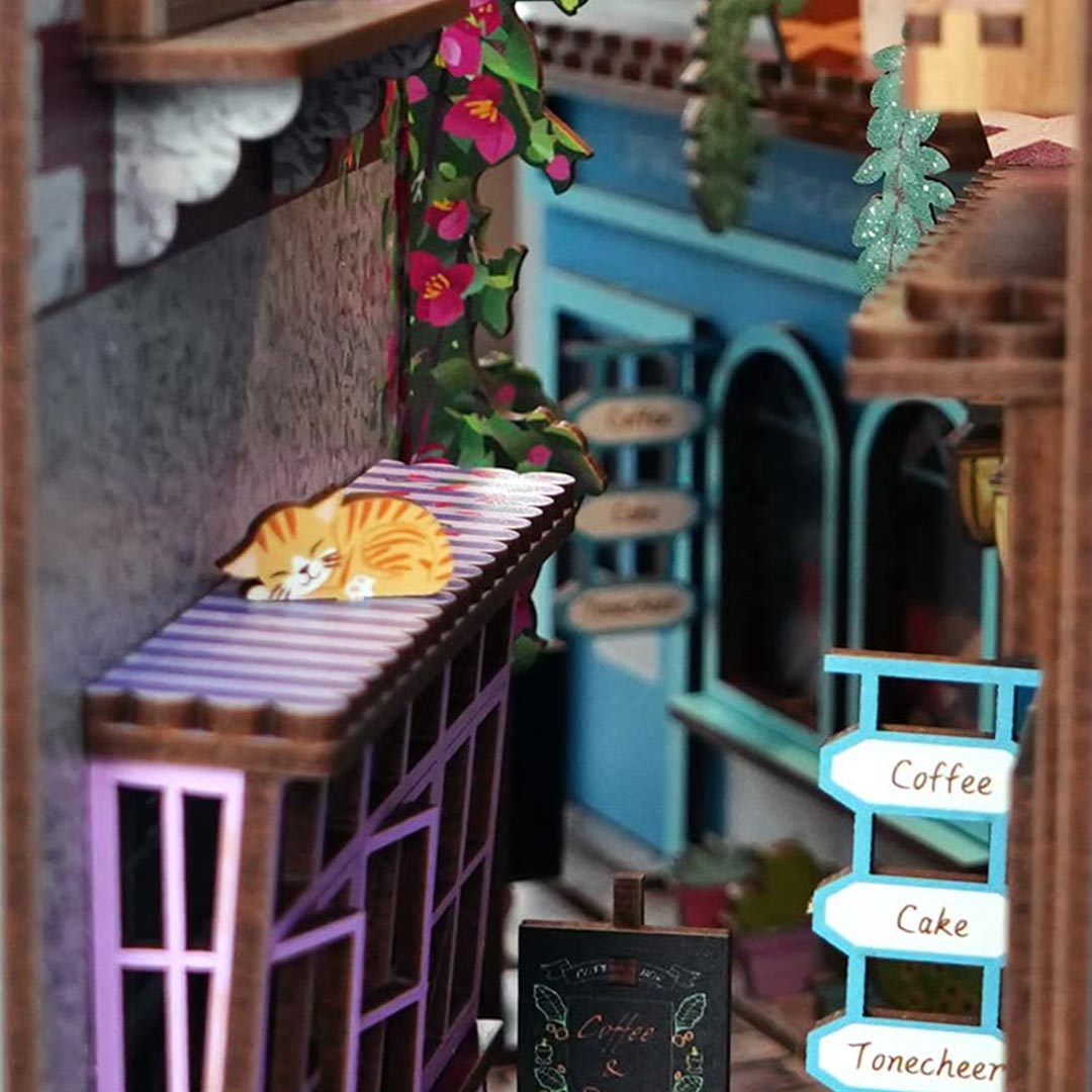 Island of Love 3D Wooden Book Nook